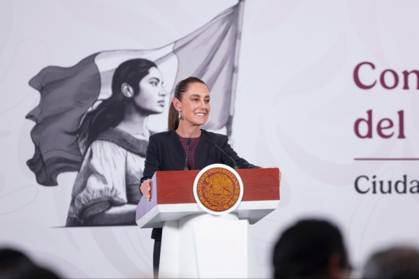 Presidenta Claudia Sheinbaum resalta reducción de 44% en los homicidios dolosos a nivel nacional; representan 38 homicidios diarios menos