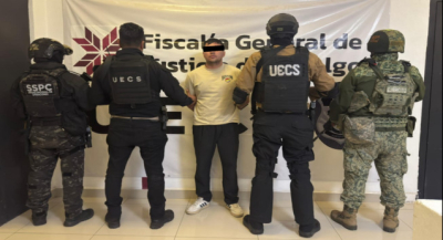 Cae en Hidalgo "El Kenny", objetivo prioritario para la Fiscalía de Oaxaca por violencia y extorsión en el Istmo de Tehuantepec
