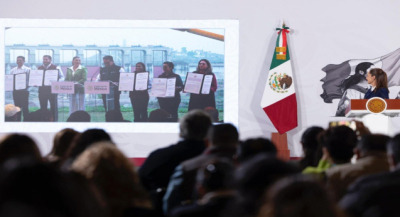 En un hecho histórico, presidenta Claudia Sheinbaum entrega por primera vez títulos de concesión de agua a municipios de Tijuana, Rosarito, Mexicali, Tecate y Ensenada, en BC