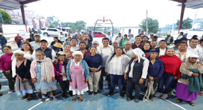 Con respaldos y obras, concluye Salomón Jara segunda visita a municipios del Distrito de Villa Alta