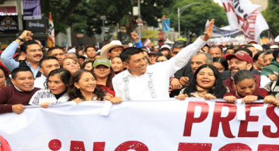 Celebra Salomón Jara junto al pueblo de Oaxaca siete años del humanismo mexicano con la Cuarta Transformación