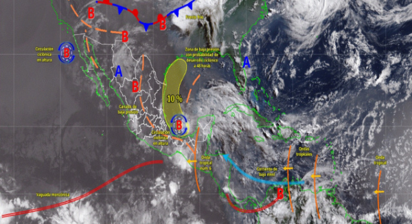 Se mantendrán condiciones para lluvias y tormentas vespertinas en territorio oaxaqueño