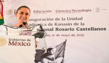 Ningún gobierno extranjero ni los corruptos de antes le van a arrebatar la transformación al pueblo de México: presidenta Claudia Sheinbaum desde Yucatán