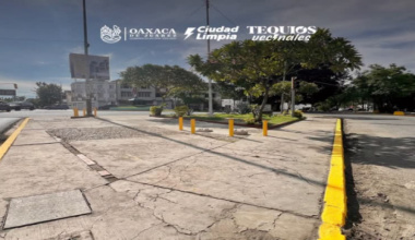Ray Chagoya impulsa Tequio Vecinal en la Rotonda Lázaro Cárdenas
