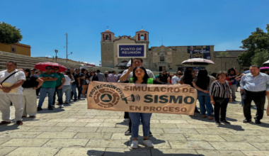 Oaxaca de Juárez participa en el Primer Simulacro Nacional 2026