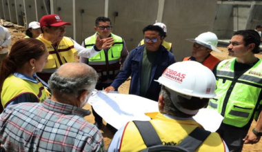 Avanzan trabajos en el Parque del Amor