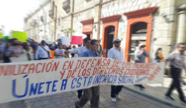 Gobierno de Oaxaca de Juárez refrenda respeto a la libre manifestación y llama al diálogo institucional