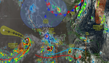 Circulación ciclónica y onda tropical 31 favorecerán lluvias en Oaxaca