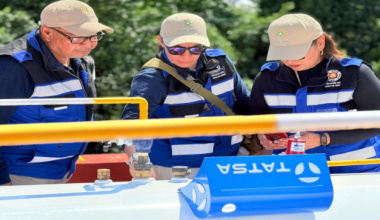 Supervisan medidas de seguridad en comercios de Oaxaca de Juárez durante operativo de Semana Santa