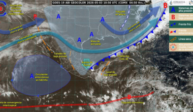 Frente frío 48 seguirá generando inestabilidad atmosférica en el estado