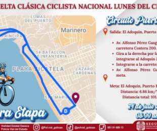 Implementará Policía Vial Estatal operativo por primera etapa de la Vuelta Ciclista en Puerto Escondido