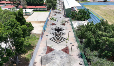 Avanza construcción del Parque Lineal Ciudad de los Deportes en Oaxaca
