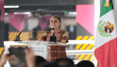 "Es un compromiso cumplido": presidenta Claudia Sheinbaum encabeza entrega de la 1 fase de remodelacion del Aeropuerto Internacional Benito Juarez ciudad de México