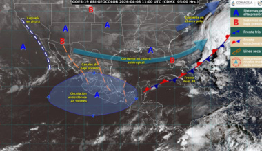 Inestabilidad atmosférica generará lluvias y tormentas en Oaxaca