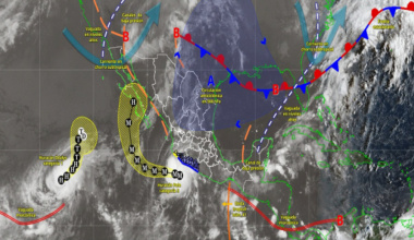 Lluvias fuertes y oleaje elevado continuarán en Oaxaca