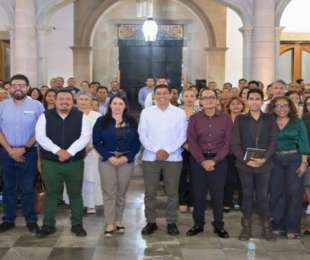 En diálogo franco y respetuoso, recibe Gobernador de Oaxaca pliego petitorio 2026 del STPEIDCEO