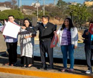 Arranca Salomón Jara nueva ruta RC-13 “Yuku Tay” del BinniBus en Oaxaca