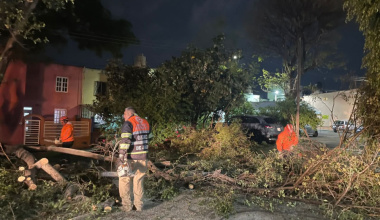 Afectaciones por lluvias generadas por Onda Tropical 2 son atendidas por Gobierno Estatal