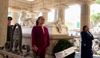 Presidenta Claudia Sheinbaum encabeza bicentenario del natalicio de Margarita Maza, primera embajadora histórica de México