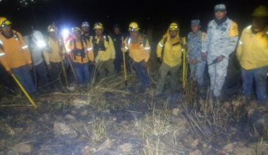 Controlado al 100% incendio de pastizales en Santa Cruz Xoxocotlán: Coesfo