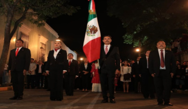 Marcha Patriótica enaltece el orgullo y la identidad de Oaxaca de Juárez