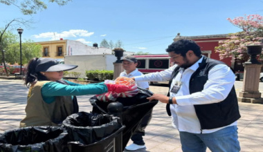 Implementan operativo de atención en el Centro Histórico de Oaxaca de Juárez durante Semana Santa
