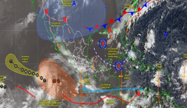 Prevalece Mar de Fondo en la costa y se esperan lluvias en diversas regiones de Oaxaca