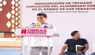 Gobernador Salomón Jara Cruz inaugura obras de infraestructura en la Sierra Juárez