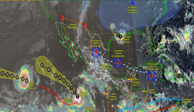 Inicia temporada de frentes fríos en Oaxaca; onda tropical 35 favorecerá lluvias y tormentas