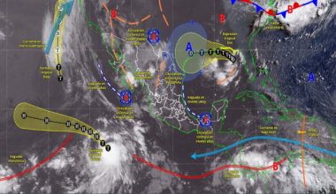 Este lunes pronostican lluvias aisladas y bochorno en Oaxaca
