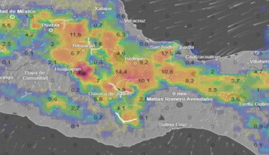 Pronostican lluvias y tormentas eléctricas en diversas regiones de Oaxaca