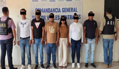 Desarticula Fiscalía de Oaxaca y Fuerzas Federales célula de extorsión y cobro de piso ligada a ASAEO; hay 6 detenidos