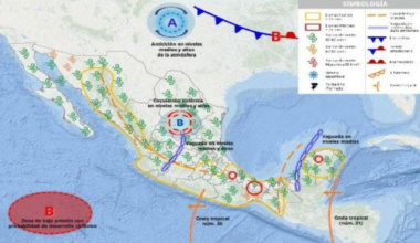 Habrá lluvias en zonas montañosas de Oaxaca este día