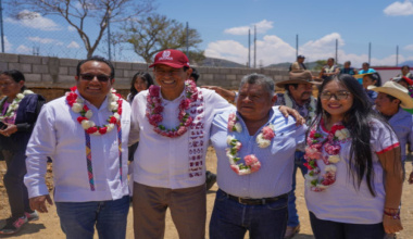 Entrega Ceabien red de agua potable y PTAR a San Miguel Tilquiápam