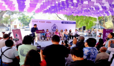 Inauguran Tianguis Violeta en el Paseo Juárez El Llano