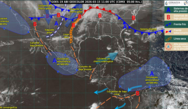 Frente frío número 41 provocará lluvias, vientos fuertes y descenso de temperatura en Oaxaca: Protección Civil