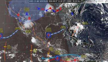 Favorecerá onda tropical número 25 lluvias y tormentas en gran parte de Oaxaca