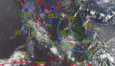 Se prevén lluvias con actividad eléctrica y ambiente caluroso en Oaxaca