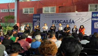 Gobierno Municipal y Fiscalía acercan servicios de atención y orientación a comerciantes y ciudadanía en Candiani