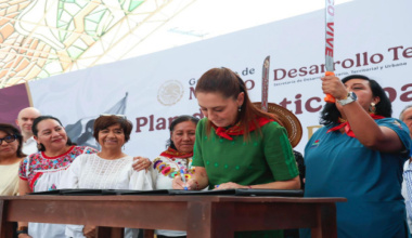 Claudia Sheinbaum culmina gira por Quintana Roo, Estado de México y Chiapas