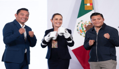 Presidenta Claudia Sheinbaum presenta Boxeando por la Paz: 5 mil boxeadoras y boxeadores impartirán clases de boxeo a 100 mil niños y jóvenes en todo el país