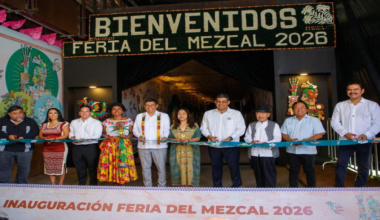 Inaugura Salomón Jara la Feria del Mezcal y de Artesanías 2026 en Oaxaca