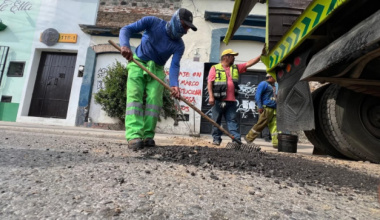 Menos baches, mejores vialidades en Oaxaca de Juárez