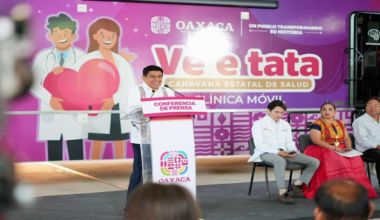 Para mejorar la atención médica, refuerza Primavera Oaxaqueña Caravana Estatal de Salud Ve’e Tata