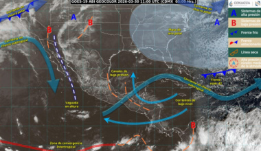 Ambiente fresco al amanecer y lluvias por vaguada en el estado de Oaxaca: Protección Civil