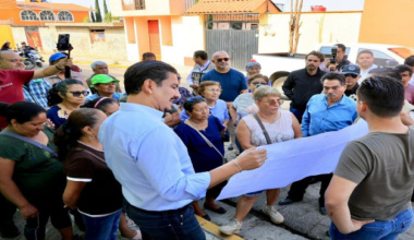 Supervisan trabajos previos para rehabilitación del Circuito Nororiente en Oaxaca de Juárez