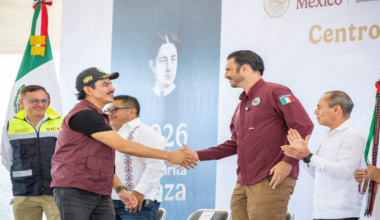 Con la energía de las juventudes, arranca la construcción del Centro Comunitario México Imparable en Pueblo Nuevo