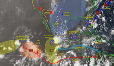 Prevén lluvias y tormentas fuertes, actividad eléctrica y vientos fuertes en Oaxaca