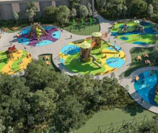 Construye Gobierno del Estado un gran espacio infantil en el Parque Primavera