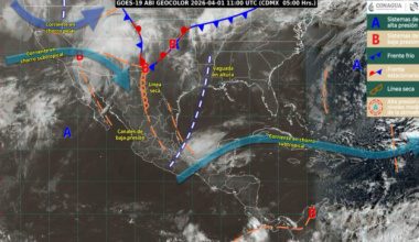 Se esperan tormentas, rachas fuertes de viento y posible caída de granizo en Oaxaca